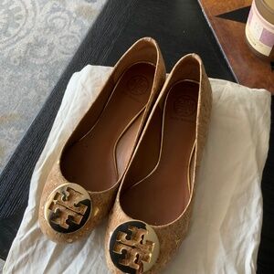 Tory Burch cork flats